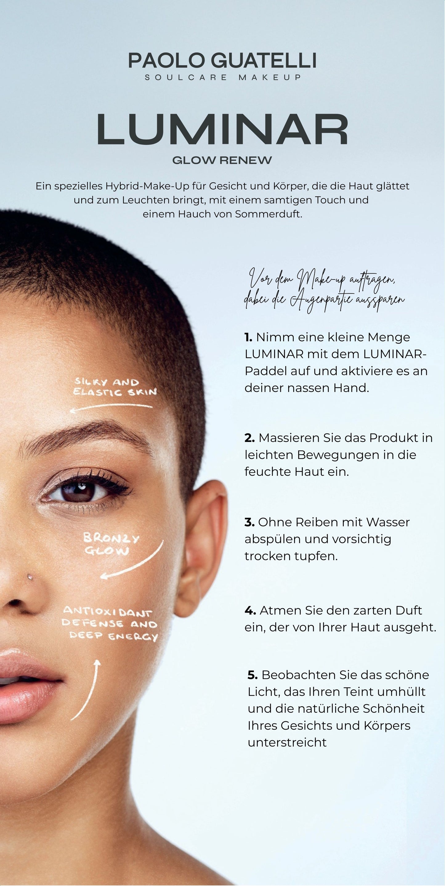 LUMINAR MAKE-UP PEELING FÜR GESICHT UND KÖRPER - Paolo Guatelli Makeup