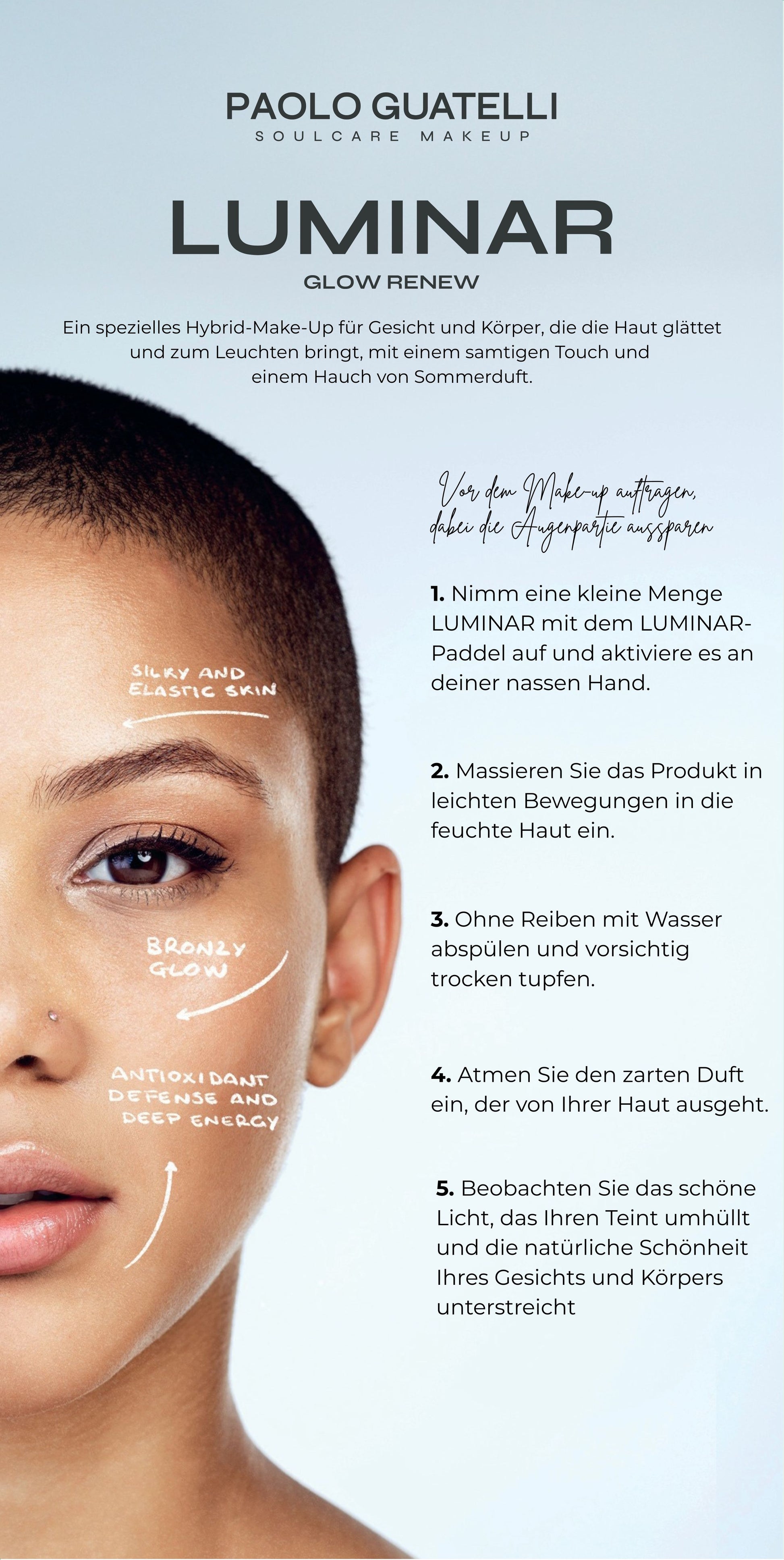LUMINAR MAKE-UP PEELING FÜR GESICHT UND KÖRPER - Paolo Guatelli Makeup